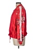 Divided by H&M 100% Polyester Floral Red Track Jacket Size 12 - photo 5