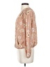Elodie 100% Polyester Tan Long Sleeve Blouse Size S - photo 5