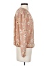 Elodie 100% Polyester Tan Long Sleeve Blouse Size S - photo 4