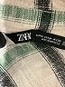 Zara Plaid Green 3/4 Sleeve Button-Down Shirt Size M - photo 7