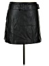 Express 100% Polyester Black Faux Leather Skirt Size 12 - photo 1