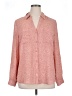 Candie's 100% Polyester Polka Dots Pink Long Sleeve Blouse Size XL - photo 1