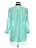 Truth NYC 100% Polyester Polka Dots Teal 3/4 Sleeve Blouse Size M - photo 2
