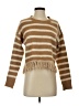 Dreamers Stripes Tan Pullover Sweater Size S - photo 1