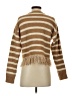 Dreamers Stripes Tan Pullover Sweater Size S - photo 2