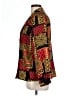 Talbots 100% Silk Print Red Silk Blazer Size 12 - photo 5
