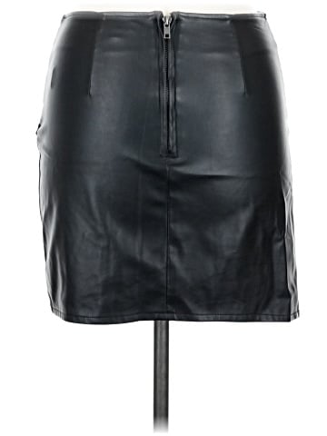 Shinestar Faux Leather Skirt (view 2)