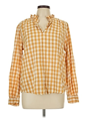 St. John's Bay Long Sleeve Blouse (view 1)