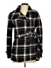 AK Anne Klein Plaid Black Coat Size M - photo 1