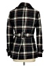 AK Anne Klein Plaid Black Coat Size M - photo 2