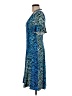 Stella McCartney Animal Print Blue Cocktail Dress Size M - photo 5