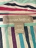 Woman Within Stripes Teal 3/4 Sleeve Button-Down Shirt Size 18 (L) - photo 7