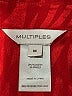 MULTIPLES Red 3/4 Sleeve Blouse Size M - photo 7