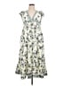 Max Studio Floral Ivory Casual Dress Size 0X (estimated) - photo 1