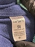 Carter's 100% Polyester Blue Zip Up Hoodie Size 5T - photo 3