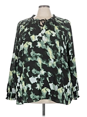 Simply Vera Vera Wang Long Sleeve Blouse (view 1)