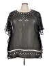 Lane Bryant 100% Polyester Black Poncho Size 22 - 24 Plus - photo 1