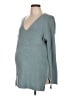 Ingrid + Isabel Teal Pullover Sweater Size Lg Maternity (3) - photo 1