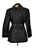 Unbranded 100% Leather Black Trenchcoat Size L - photo 2