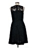 Donna Morgan Blue Black Cocktail Dress Size 8 - photo 2
