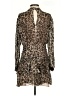 Nicholas Animal Print Brown Casual Dress Size S (estimated) - photo 2