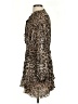 Nicholas Animal Print Brown Casual Dress Size S (estimated) - photo 5