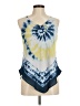 BCX 100% Polyester Blue Sleeveless Top Size M - photo 1