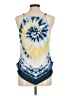BCX 100% Polyester Blue Sleeveless Top Size M - photo 2