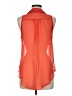 Ultra Flirt 100% Polyester Orange Sleeveless Blouse Size M - photo 2
