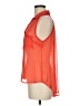Ultra Flirt 100% Polyester Orange Sleeveless Blouse Size M - photo 5