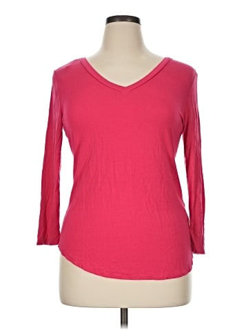 No Boundaries 3/4 Sleeve Top (view 1)