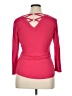 No Boundaries 100% Recycled Polyester Pink 3/4 Sleeve Top Size XL - photo 2
