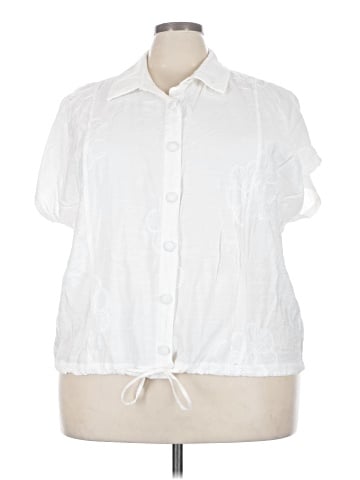Como Black Short Sleeve Blouse (view 1)