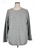 St. John's Bay Chevron-herringbone Gray Pullover Sweater Size 1X - photo 1