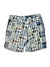 Larry Levine 100% Cotton Plaid Blue Khaki Shorts Size 6 - photo 2