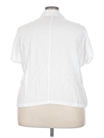 Como Black Short Sleeve Blouse (view 2)