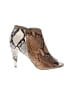 Vince Camuto Animal Print Tan Ankle Boots Size 10 - photo 1