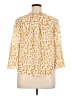 Jennifer Lopez Gold 3/4 Sleeve Blouse Size L - photo 2