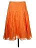 J.Crew Solid Orange Casual Skirt Size M (estimated) - photo 1