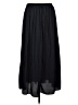 PREMISE 100% Polyester Solid Black Casual Skirt Size L - photo 2
