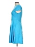 Doublju Solid Blue Casual Dress Size L - photo 5