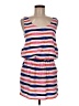 Peppermint 100% Polyester Stripes White Casual Dress Size M - photo 1