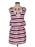 Peppermint 100% Polyester Stripes White Casual Dress Size M - photo 2