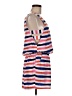 Peppermint 100% Polyester Stripes White Casual Dress Size M - photo 4