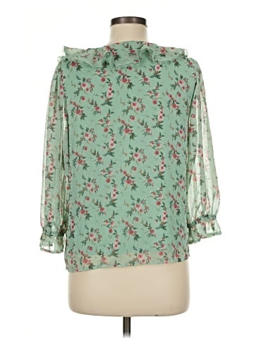LC Lauren Conrad 3/4 Sleeve Blouse (view 2)