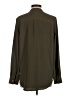 Equipment 100% Polyester Solid Green Long Sleeve Blouse Size S - photo 2