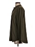 Equipment 100% Polyester Solid Green Long Sleeve Blouse Size S - photo 5