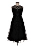 BCBGMAXAZRIA 100% Nylon Black Cocktail Dress Size 8 - photo 1