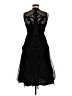 BCBGMAXAZRIA 100% Nylon Black Cocktail Dress Size 8 - photo 2
