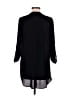Lush 100% Polyester Black 3/4 Sleeve Blouse Size M - photo 2
